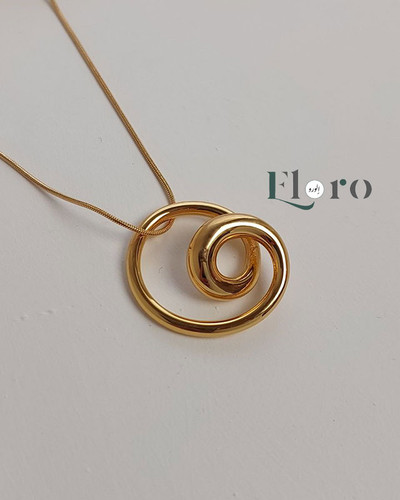 تصویر گردنبند دخترانه استیل دفرمه