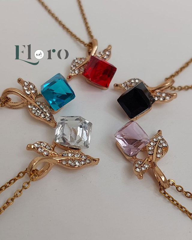 تصویر گردنبند دخترانه سوارسکی