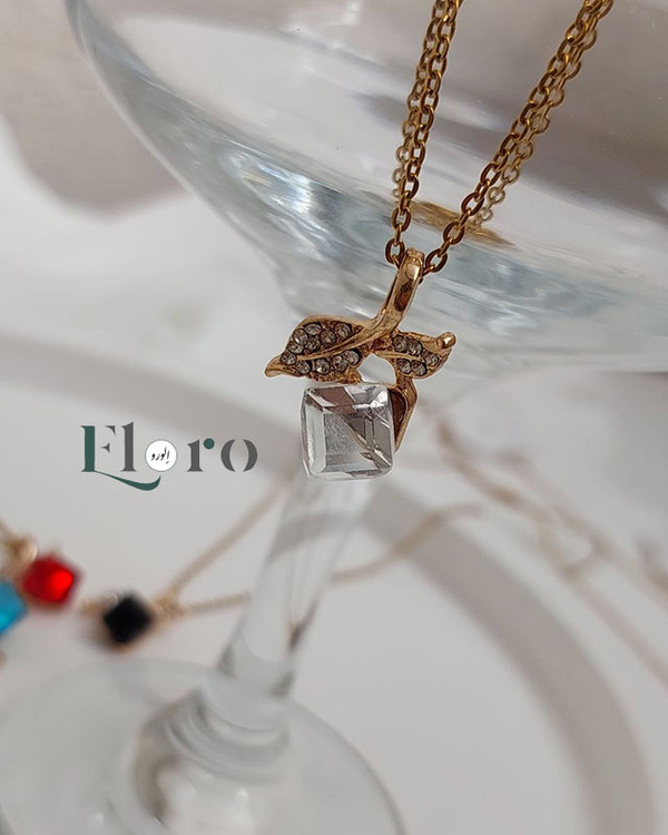 تصویر گردنبند دخترانه سوارسکی