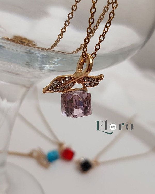 تصویر گردنبند دخترانه سوارسکی