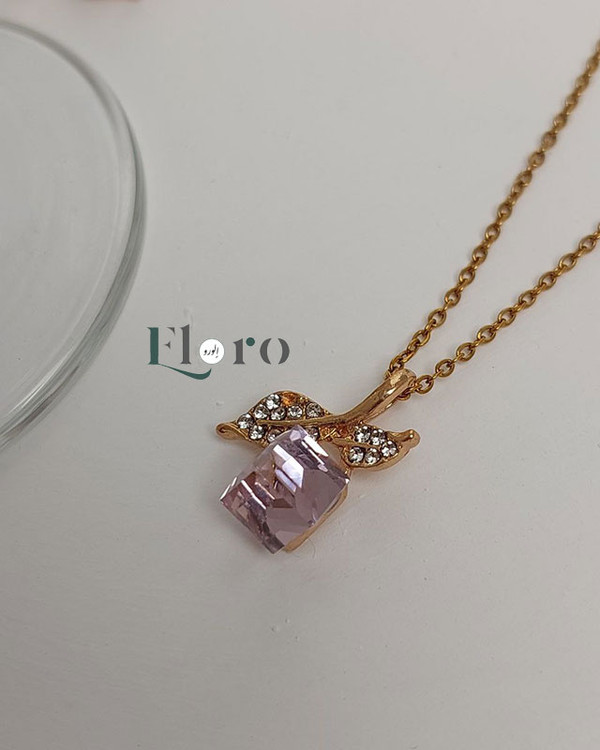 تصویر گردنبند دخترانه سوارسکی